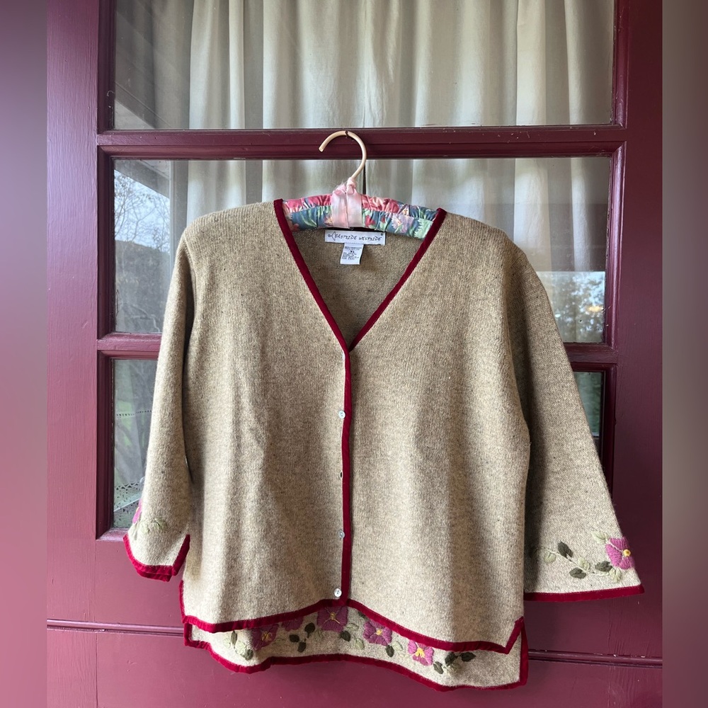 East side west side wool sweater
